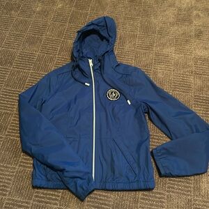 Abercrombie & Fitch Blue Rain Jacket
